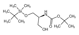 tert-butyl (S)-1-(tert-butyldimethylsilyloxy)-3-hydroxypropan-2-yl carbamate 185692-85-7