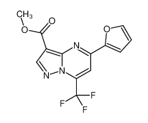 methyl 5-(furan-2-yl)-7-(trifluoromethyl)pyrazolo[1,5-a]pyrimidine-3-carboxylate