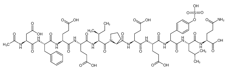 125441-01-2 structure, C66H92N12O28S