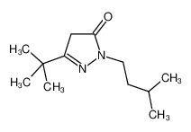 5-tert-butyl-2-(3-methylbutyl)-4H-pyrazol-3-one 864685-45-0