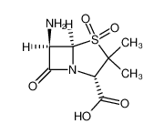 (5R,6R)-6-amino-2,2-dimethyl-1,1-dioxopenam-3-carboxylic acid