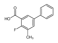 4-fluoro-5-methyl-[1,1'-biphenyl]-3-carboxylic acid 2055398-37-1