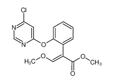 methyl 2-[2-(6-chloropyrimidin-4-yl)oxyphenyl]-3-methoxyprop-2-enoate 131860-97-4