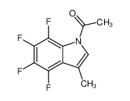 88752-66-3 spectrum, 1-(4,5,6,7-tetrafluoro-3-methylindol-1-yl)ethanone