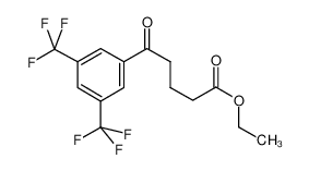 ethyl 5-[3,5-bis(trifluoromethyl)phenyl]-5-oxopentanoate 898792-94-4