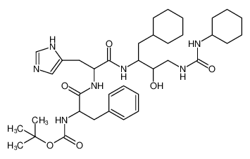 120195-50-8 structure, C37H57N7O6