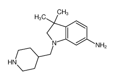 618445-83-3 spectrum, 3,3-dimethyl-1-(piperidin-4-ylmethyl)indolin-6-amine