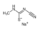 sodium,N-cyano-N'-methylcarbamimidothioate 67944-71-2