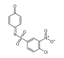 4-chloro-3-nitro-N-(4-oxocyclohexa-2,5-dien-1-ylidene)benzenesulfonamide 327060-12-8