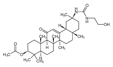 536735-88-3 N'-(2-hydroxyethyl)-N-[(3β,18β,20β)-3-(acetoxy)-11-oxo-30-norolean-12-en-20-yl]urea