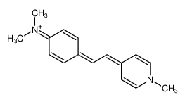 N,N-dimethyl-4-[2-(1-methylpyridin-1-ium-4-yl)ethenyl]aniline