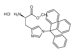 methyl (2R)-2-amino-3-(1-tritylimidazol-4-yl)propanoate,hydrochloride 200927-02-2