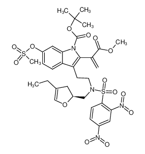 287980-11-4 structure, C33H38N4O14S2