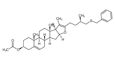 625404-65-1 structure, C36H50O3S