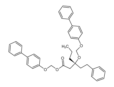 215317-08-1 (R)-(4-phenylphenoxy)methyl-3-(2-phenylethyl)-3-[(4-phenylphenoxy)methoxy]hexanoate