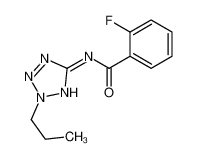 593241-41-9 structure, C11H12FN5O