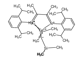 658063-19-5 structure, C36H60FeN2Si2++