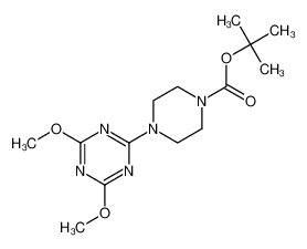 tert-Butyl 4-(4,6-dimethoxy-1,3,5-triazin-2-yl)piperazine-1-carboxylate 948825-19-2