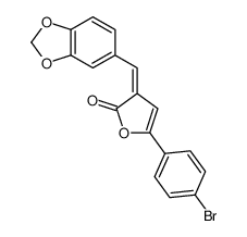 (3Z)-3-(1,3-benzodioxol-5-ylmethylidene)-5-(4-bromophenyl)furan-2-one