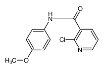 2-Chloro-N-(4-methoxyphenyl)nicotinamide 56149-30-5