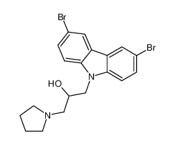 1-(3,6-dibromocarbazol-9-yl)-3-pyrrolidin-1-ylpropan-2-ol 304893-77-4