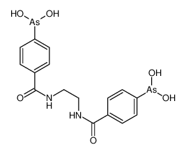 [4-[2-[(4-dihydroxyarsanylbenzoyl)amino]ethylcarbamoyl]phenyl]arsonous acid 61951-64-2