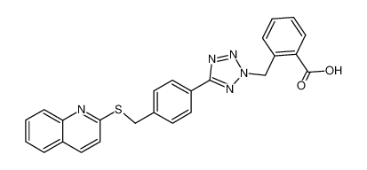 138631-39-7 structure, C25H19N5O2S