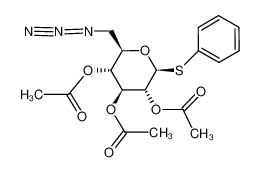 phenyl 2,3,4-tri-O-acetyl-6-azido-6-deoxy-1-thio-β-D-glucopyranoside