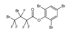 124311-21-3 structure, C10H2Br5F5O2