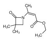 88144-00-7 ethyl 3-(3,3-dimethyl-2-oxoazetidin-1-yl)but-2-enoate