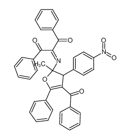 109703-83-5 2-[4-Benzoyl-2,3-dihydro-2-methyl-3-(4-nitrophenyl)-5-phenyl-2-furylimino]-1,3-diphenyl-1,3-propandion