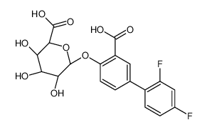 58446-29-0 structure, C19H16F2O9