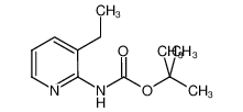 N-(3-乙基-2-吡啶基)氨基甲酸叔丁酯