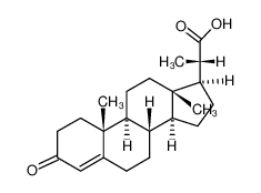 3614-61-7 spectrum, (+)-3-oxo-4-pregnene-20β-carboxylic acid