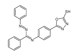 122351-93-3 5-{4-[(Z)-{Phenyl[(E)-phenyldiazenyl]methylene}amino]phenyl}-1,3, 4-oxadiazole-2(3H)-thione