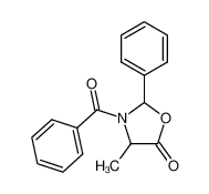 3-benzoyl-4-methyl-2-phenyloxazolidin-5-one 1260662-63-2