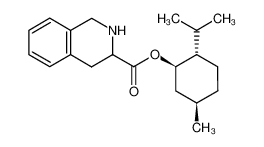 143767-57-1 spectrum, (-)-menthyl (R,S)-1,2,3,4-tetrahydroisoquinoline-3-carboxylate