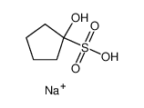 6950-56-7 spectrum, sodium,1-hydroxycyclopentane-1-sulfonic acid