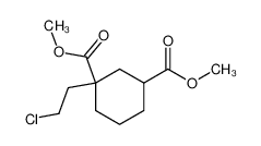 106004-10-8 dimethyl 1-(2'-chloroethyl)cyclohexane-1,3-dicarboxylate
