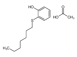 209125-20-2 acetic acid,2-heptylsulfanylphenol