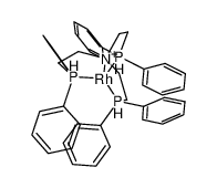 85233-91-6 structure, C42H46NP3Rh+