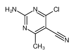 2-amino-4-chloro-6-methylpyrimidine-5-carbonitrile 99586-66-0