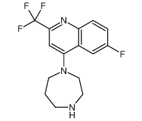 4-(1,4-Diazepan-1-yl)-6-fluoro-2-(trifluoromethyl)quinoline 541539-67-7