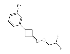 3-(3-bromophenyl)-N-(2,2-difluoroethoxy)cyclobutan-1-imine 1202781-39-2