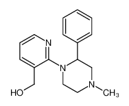 2-(4-Methyl-2-phenyl-1-piperazinyl)-3-pyridinemethanol 61337-89-1