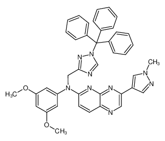 1431873-08-3 structure, C41H35N9O2