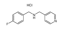 1-(4-fluorophenyl)-N-(pyridin-4-ylmethyl)methanamine 869945-23-3