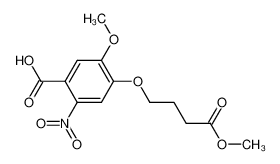 349536-24-9 spectrum, 4-[(3'-methoxycarbonylpropyl)oxy]-3-methoxy-2-nitrobenzoic acid