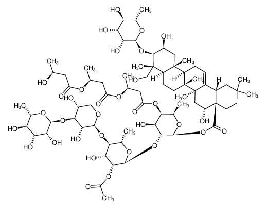 1190433-62-5 structure, C73H116O33