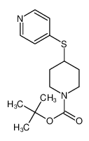 4-(Pyridin-4-ylsulfanyl)-piperidine-1-carboxylic acid tert-butyl ester 155967-58-1